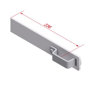 Hymer Wandhaken gerade, Stahl