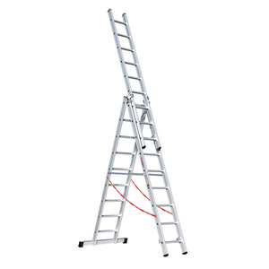 Euroline Alu-Mehrzweckleiter 3-teilig Nr. 307 Vielzweckleiter