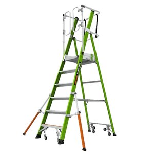Little Giant Safety Cage 6' EN Fiberglass Ladder