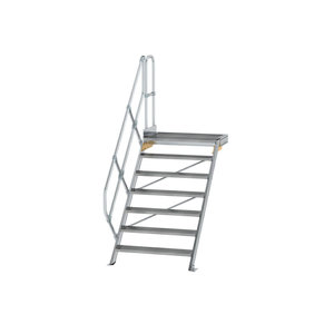 Günzburger Steigtechnik Treppe mit Plattform 45° Stufenbreite 1000 mm