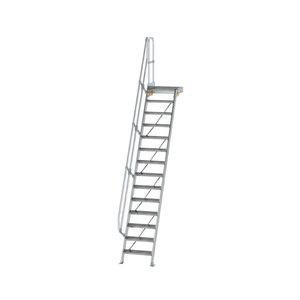 Günzburger Steigtechnik Treppe mit Plattform 60° Stufenbreite 600 mm