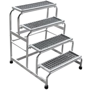 ASC Group Montagetreppe mit Gitterrost