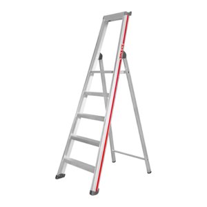 Hymer Stufenstehleiter mit Plattform, einseitig begehbar