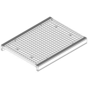 Günzburger Steigtechnik Plattform mit Stahl-Gitterrost