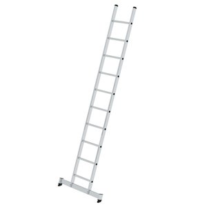 Günzburger Steigtechnik Sprossen-Anlegeleiter mit nivello®-Traverse