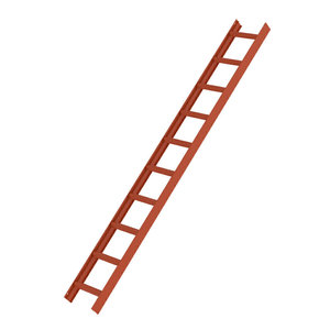 Günzburger Steigtechnik Dachleiter Rot