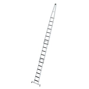 Günzburger Steigtechnik Stufen-Glasreinigerleiter-Satz mit nivello®-Traverse und clip-step R13