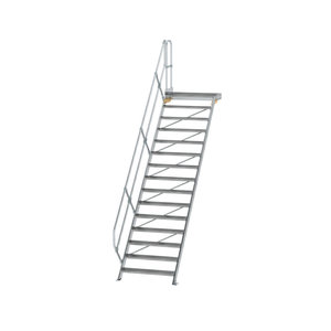 Günzburger Steigtechnik Treppe mit Plattform 45° Stufenbreite 1000 mm