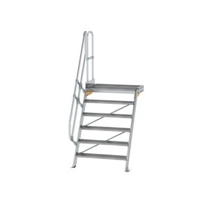 Günzburger Steigtechnik Treppe mit Plattform 60° Stufenbreite 1000 mm