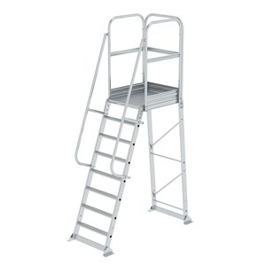 Günzburger Steigtechnik Plattformleiter stationär