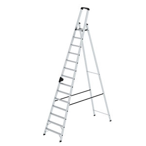 Günzburger Steigtechnik Stufen-Stehleiter einseitig begehbar