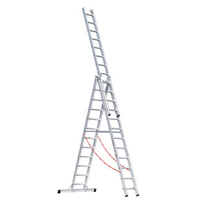Euroline Alu-Mehrzweckleiter 3-teilig Nr. 307 Vielzweckleiter