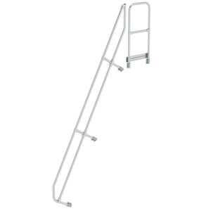 Günzburger Steigtechnik Zweiter Handlauf für Treppe mit Plattform 60°