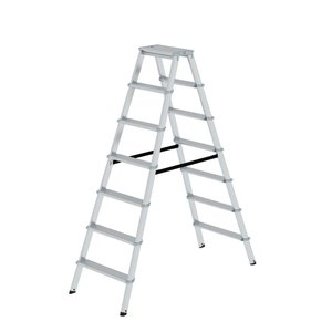 Günzburger Steigtechnik ML Stufen-Stehleiter beidseitig begehbar