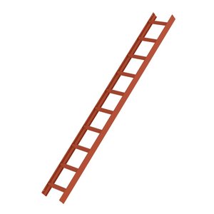 Günzburger Steigtechnik Dachleiter Rot