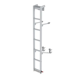 Günzburger Steigtechnik Heckaufstiegsleiter mit Auszugsteil