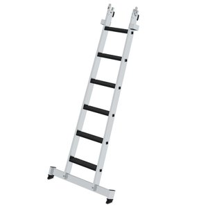 Günzburger Steigtechnik Stufen-Glasreinigerleiter Unterteil nivello-Traverse & clip-step R13
