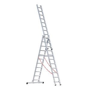 Euroline Alu-Mehrzweckleiter 3-teilig Nr. 307 Vielzweckleiter