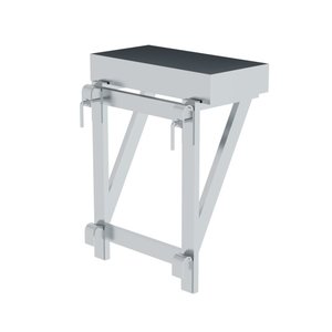 Günzburger Steigtechnik Ablageschale für Geländer 100 x 300 x 600