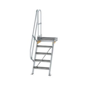 Günzburger Steigtechnik Treppe mit Plattform 60° Stufenbreite 600 mm