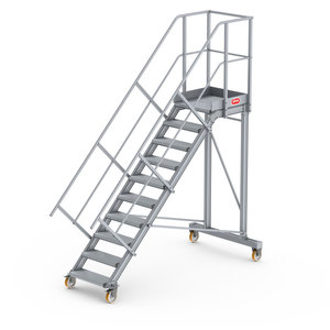Altrex Podesttreppe fahrbar 45°, Stufenbreite: 60 cm