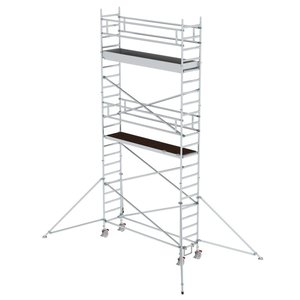 Günzburger Steigtechnik Rollgerüst 0,75 x 3,0 m mit Ausleger