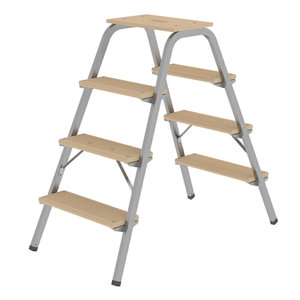 Günzburger Steigtechnik Stahl-Holz-Tritt