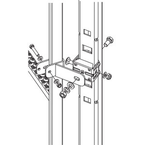Hailo Professional Halterung am Holm 40x20 mm