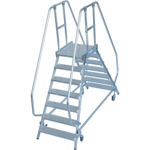 Krause STABILO PodestLeiter fahrbar, beidseitig begehbar