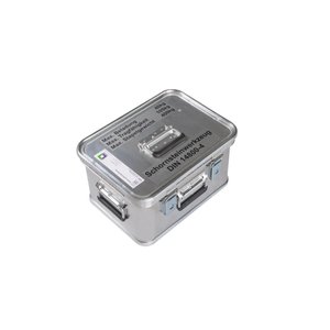 Günzburger Steigtechnik Kasten mit Trennsystem und Beschriftung "Schornsteinwerkzeug" Größe 2