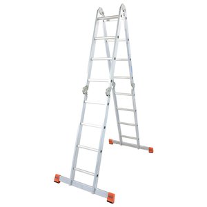 Krause MONTO Sprossen-Gelenk-UniversalLeiter MultiMatic 4x4 Sprossen