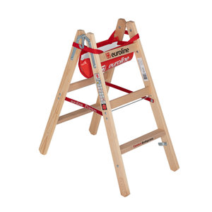 Euroline Holz-Sprossenleiter Nr. 10504