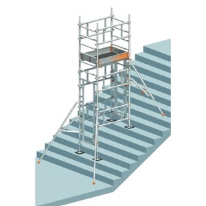 Layher Treppen-Kit Erweiterung SoloTower, kein komplettes Gerüst