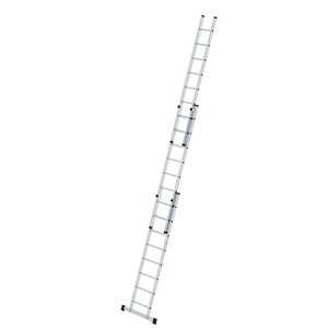 Günzburger Steigtechnik Sprossen-Schiebeleiter 3-teilig mit Standard-Traverse