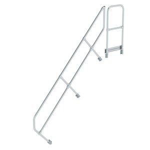 Günzburger Steigtechnik Zweiter Handlauf für Treppe mit Plattform 45°