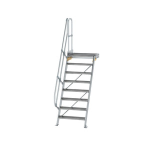 Günzburger Steigtechnik Treppe mit Plattform 60° Stufenbreite 800 mm