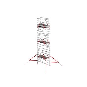 Altrex MiTower PLUS mit  HolzPlattformen und Safe-Quick® Geländern