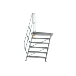 Günzburger Steigtechnik Treppe mit Plattform 45° Stufenbreite 1000 mm