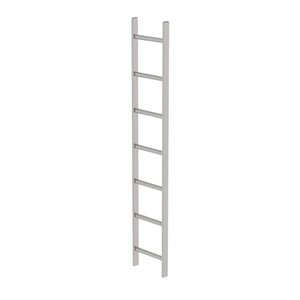 Günzburger Steigtechnik Schachtleiter Edelstahl V4A 300mm Lichte Weite