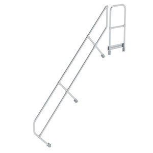 Günzburger Steigtechnik Zweiter Handlauf für Treppe mit Plattform 45°