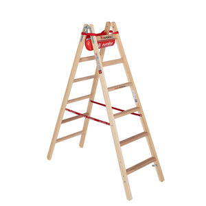 Euroline Holz-Sprossenleiter Nr. 10504