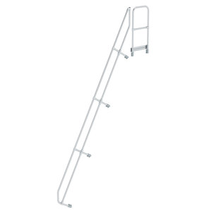 Günzburger Steigtechnik Zweiter Handlauf für Treppe mit Plattform 60°