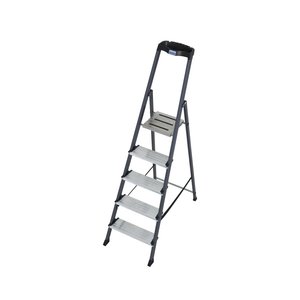 Krause MONTO Stufen-Stehleiter Securo eloxiert