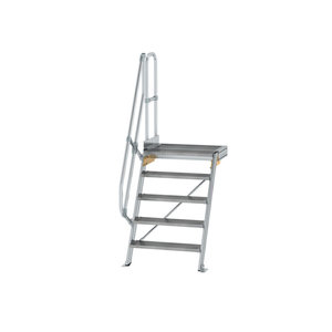 Günzburger Steigtechnik Treppe mit Plattform 60° Stufenbreite 800 mm
