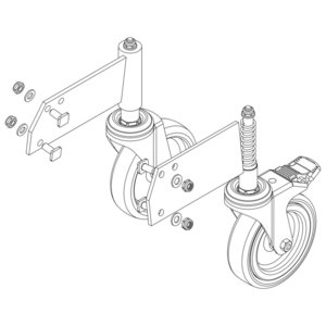 Günzburger Steigtechnik Rollensatz