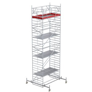 Euroline Gerüsttyp 9514 mit Fahrbalken verschiebbar und Sicherheitsaufbau (Typ 1,50 x 2,85 m)
