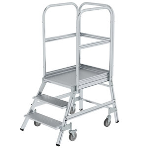 Günzburger Steigtechnik Podesttreppe einseitig begehbar