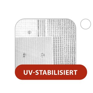 A-TEX PE-Gittergewebegerüstplanen (ca. 150 g/m²) B1. weiß