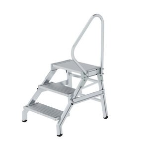 Günzburger Steigtechnik Montagetritt mit Handlauf