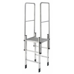 Hailo Professional Attika-Überstieg aus Edelstahl für Holm 40x20 mm